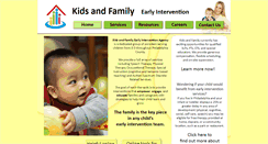 Desktop Screenshot of kidsandfamily.net